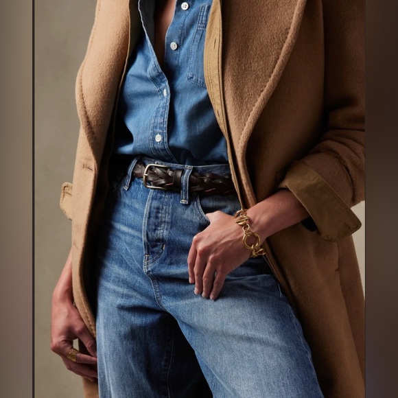 BANANA REPUBLIC THE BARREL ULTRA HIGH RISE JEAN MEDIUM WASH SIZE 29 NWT - Picture 3 of 10